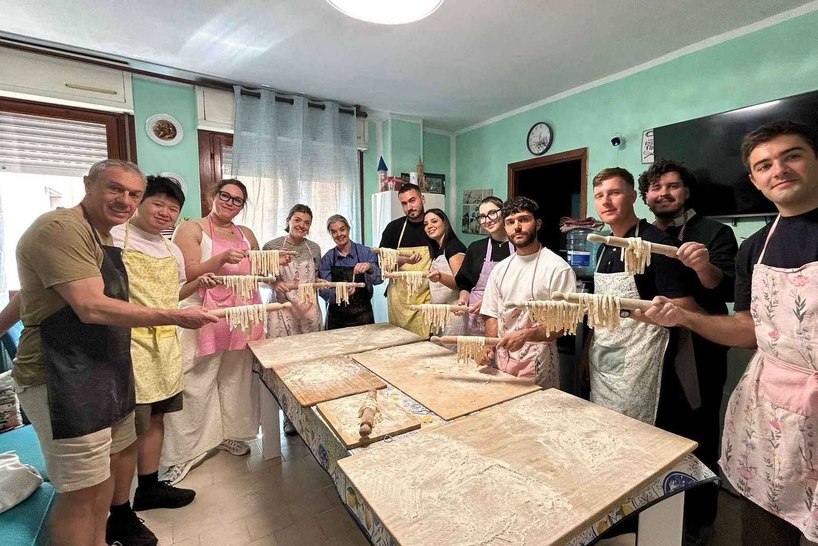 Authentique cours de bolognaise avec fabrication de tagliatelles et de tortellini