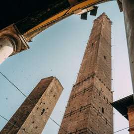 Visite à pied de Bologne avec vue sur le ciel de la Tour et Archiginnasio