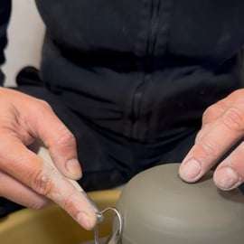 Bologne : cours de céramique au tour