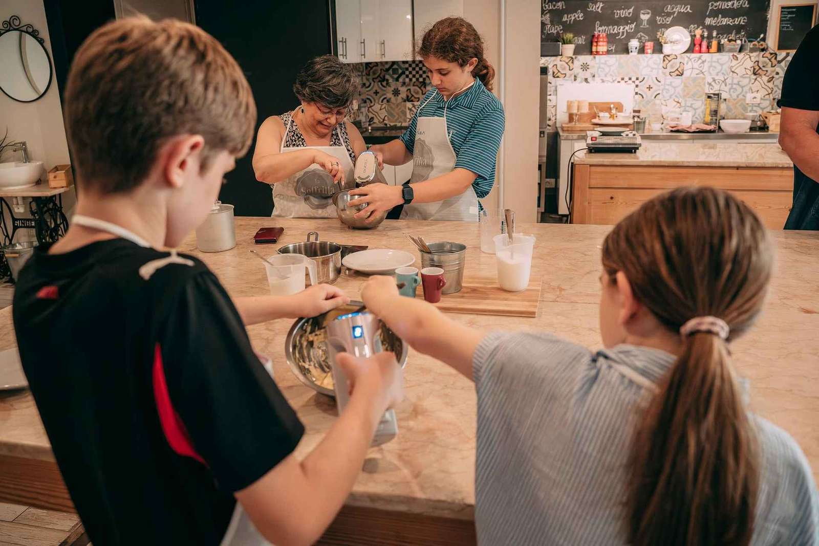 Cours de fabrication de glaces dans le centre-ville de Bologne École de cuisine