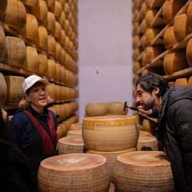 Vallée gastronomique de Bologne en petit groupe : usine, vignoble et déjeuner