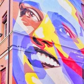 Bologne : visite de l'art de la rue en vélo électrique