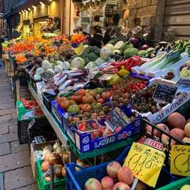 Visite des principaux marchés de Bologne et cours de cuisine locale