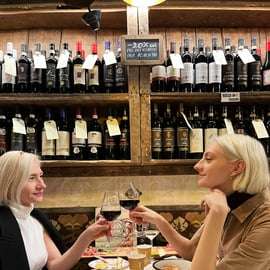 Accords mets et vins via del Pratello + Verre professionnel en souvenir