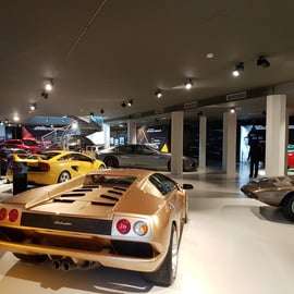 De Bologne: visite privée d'une journée des musées Lamborghini et Ferrari
