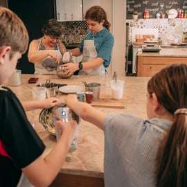 Cours de fabrication de glaces dans le centre-ville de Bologne École de cuisine