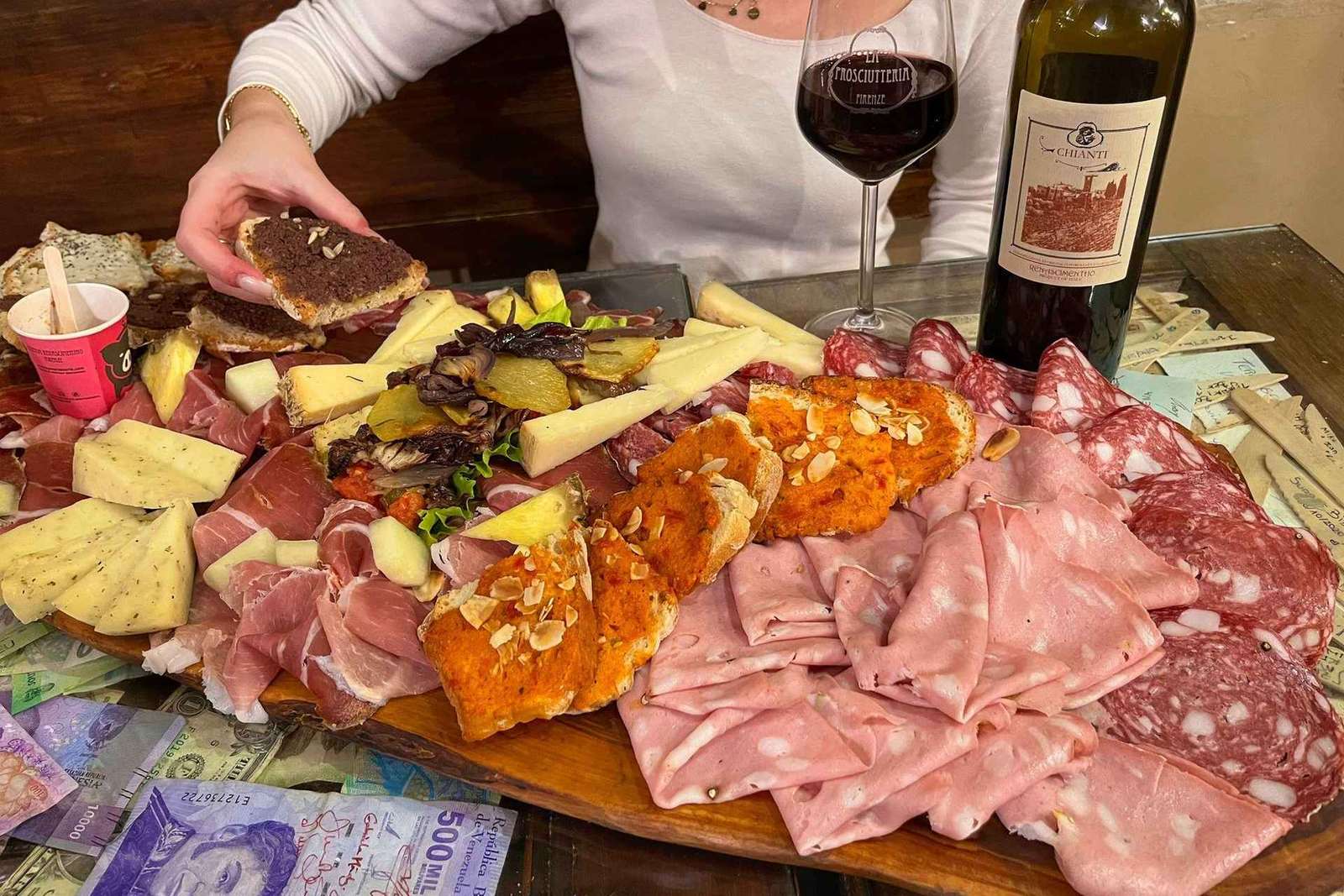 Butcher's Dinner pour deux personnes dans le quartier bohème de Pratello à Bologne