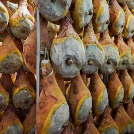 Depuis Bologne : visite de Parme, parmesan et jambon en train 1ère classe